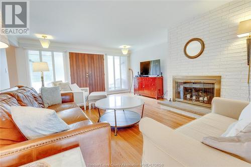 3375 Rankin, Windsor, ON - Indoor Photo Showing Living Room With Fireplace