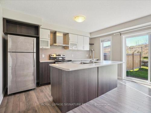 122 Crafter Cres, Hamilton, ON - Indoor Photo Showing Kitchen With Upgraded Kitchen