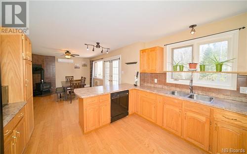 17 Christopher Drive, Burton, NB - Indoor Photo Showing Kitchen With Double Sink