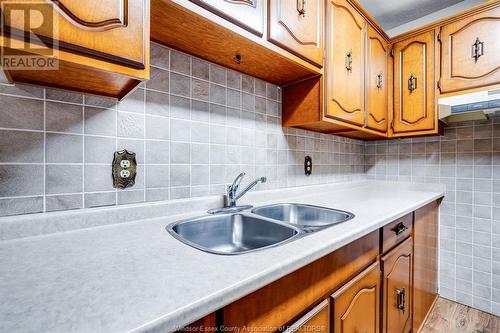 6520 Taylor Avenue, Comber, ON - Indoor Photo Showing Kitchen With Double Sink