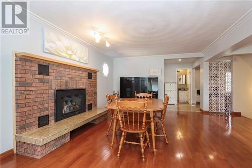 411 Galaxy Court, Sudbury, ON - Indoor Photo Showing Living Room With Fireplace