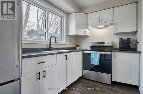 1258 Eldorado Ave, Oshawa, ON - Indoor Photo Showing Kitchen With Double Sink