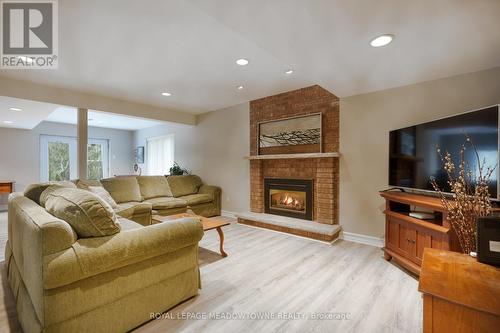 15 Chantelay Crescent, Halton Hills, ON - Indoor Photo Showing Living Room With Fireplace