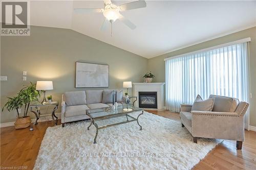 #46 -620 Thistlewood Dr, London, ON - Indoor Photo Showing Living Room With Fireplace