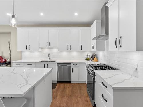 6938 Ridgecrest Rd, Sooke, BC - Indoor Photo Showing Kitchen With Upgraded Kitchen