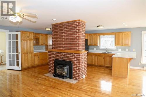 181 Route 636, Harvey, NB - Indoor With Fireplace