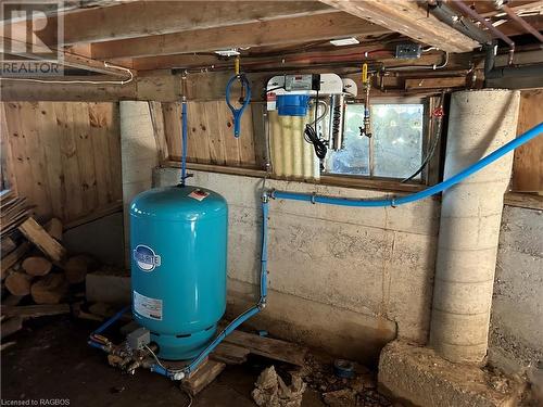 Updated pump and UV filtration - 8 Carter Road, Northern Bruce Peninsula, ON - Indoor Photo Showing Basement