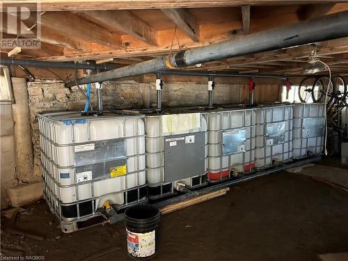 5000l water storage system - 8 Carter Road, Northern Bruce Peninsula, ON - Indoor Photo Showing Basement