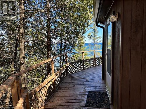 Panoramic views from the wrap around deck - 8 Carter Road, Northern Bruce Peninsula, ON - 
