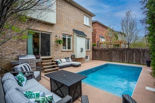 3113 Hedges Drive, Burlington, ON - Outdoor With In Ground Pool