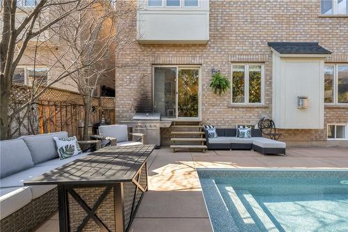 3113 Hedges Drive, Burlington, ON - Outdoor With In Ground Pool With Exterior