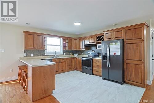 184 Sunset Drive, Fredericton, NB - Indoor Photo Showing Kitchen With Double Sink