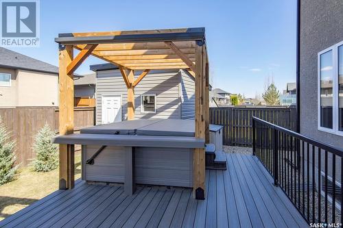 206 Blackstock Cove, Saskatoon, SK - Outdoor With Deck Patio Veranda With Exterior