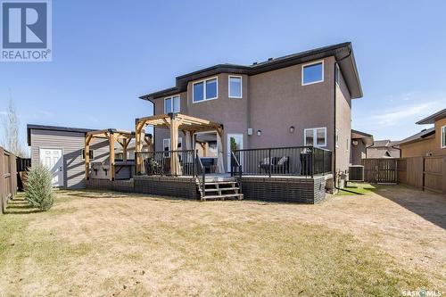 206 Blackstock Cove, Saskatoon, SK - Outdoor With Deck Patio Veranda