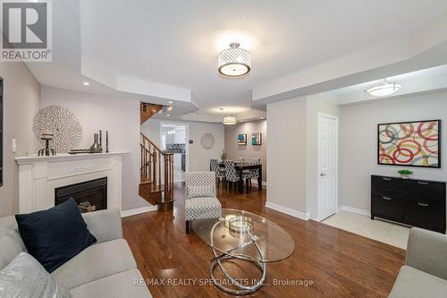 239 Littlewood Drive, Oakville, ON - Indoor Photo Showing Living Room With Fireplace