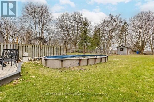 20444 Leslie St, East Gwillimbury, ON - Outdoor With Above Ground Pool With Backyard