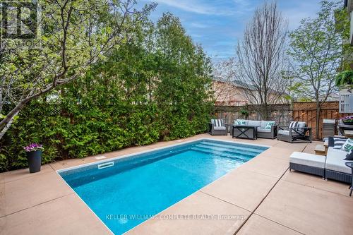 3113 Hedges Drive, Burlington, ON - Outdoor With In Ground Pool With Backyard