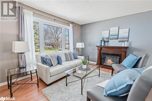 48 Mill Street, Erin, ON - Indoor Photo Showing Living Room With Fireplace