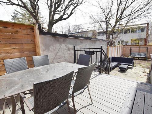 Backyard - 6308 Av. Godfrey, Montréal (Côte-Des-Neiges/Notre-Dame-De-Grâce), QC - Outdoor With Deck Patio Veranda With Exterior