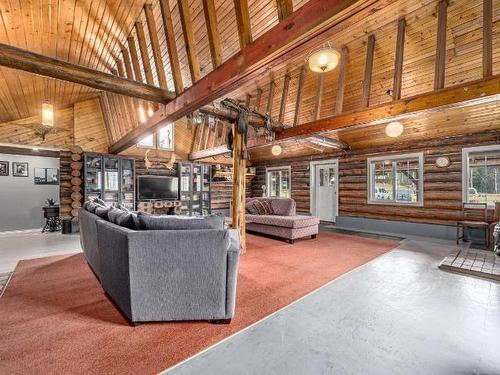 9000 Jesmond Road, Clinton, BC - Indoor With Fireplace