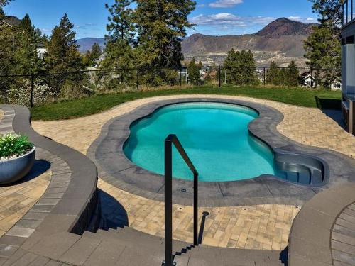 1887 Coldwater Crt, Kamloops, BC - Outdoor With In Ground Pool