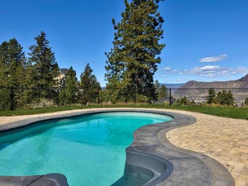 1887 Coldwater Crt, Kamloops, BC - Outdoor With In Ground Pool With Backyard