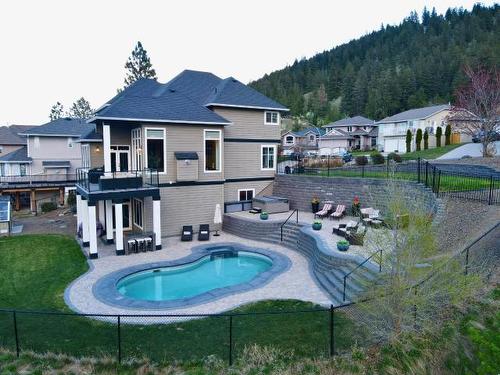 1887 Coldwater Crt, Kamloops, BC - Outdoor With In Ground Pool With Deck Patio Veranda