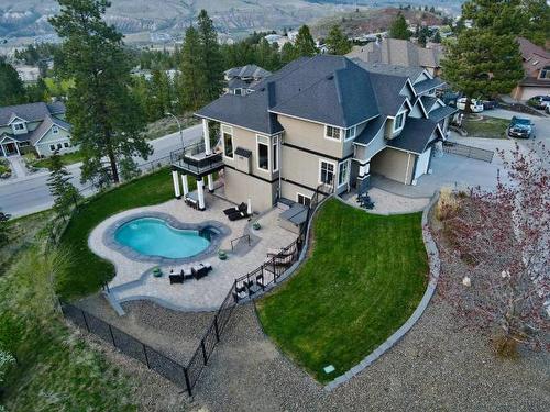 1887 Coldwater Crt, Kamloops, BC - Outdoor With In Ground Pool With View