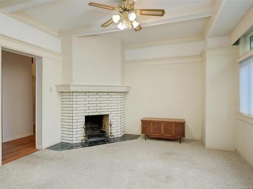 1752 Adanac St, Victoria, BC - Indoor With Fireplace