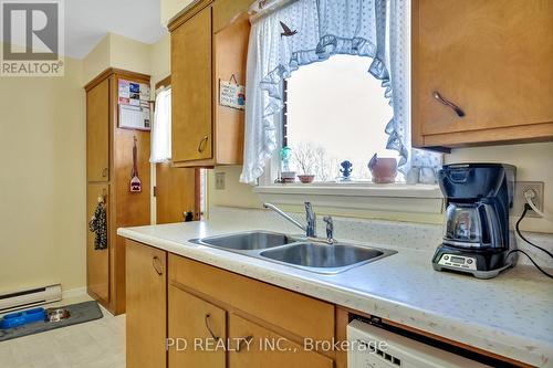 28 Bond Street E, Kawartha Lakes, ON - Indoor Photo Showing Kitchen With Double Sink