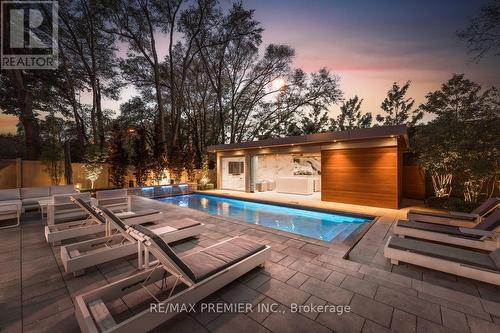 142 Upper Canada Dr, Toronto, ON - Outdoor With In Ground Pool