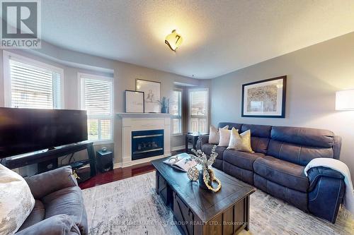 51 Palomino Pl, Whitby, ON - Indoor Photo Showing Living Room With Fireplace