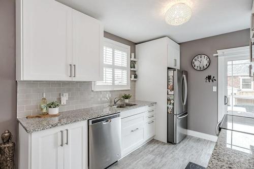 151 East 32Nd Street, Hamilton, ON - Indoor Photo Showing Kitchen With Stainless Steel Kitchen With Double Sink