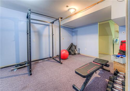 34 Westlawn Drive, Hamilton, ON - Indoor Photo Showing Gym Room