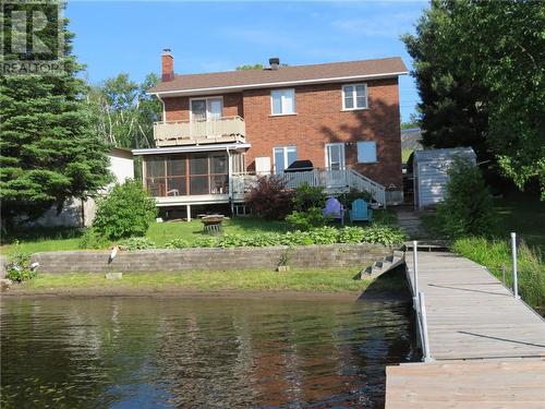 1202 Dew Drop, Sudbury, ON - Outdoor With Body Of Water With Deck Patio Veranda