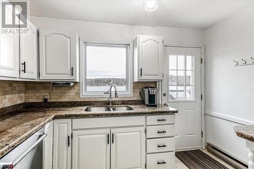 1202 Dew Drop, Sudbury, ON - Indoor Photo Showing Kitchen With Double Sink