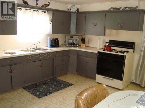 106 Reed Street, Morse, SK - Indoor Photo Showing Kitchen With Double Sink