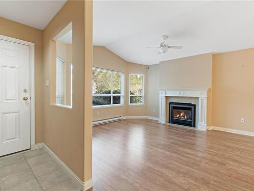 1272 Gabriola Dr, Parksville, BC - Indoor Photo Showing Living Room With Fireplace