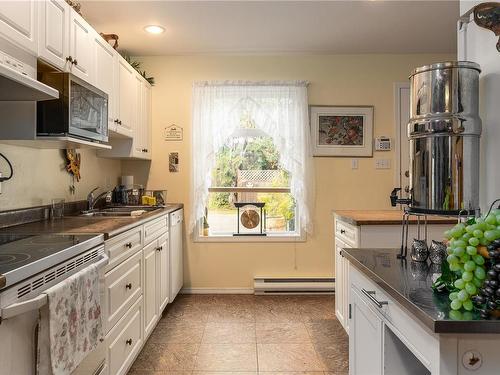 239 Fifth Ave, Qualicum Beach, BC - Indoor Photo Showing Kitchen With Double Sink