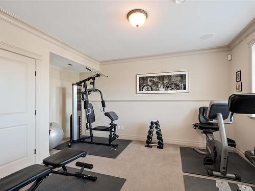 6028 Kaspa Rd, Duncan, BC - Indoor Photo Showing Gym Room