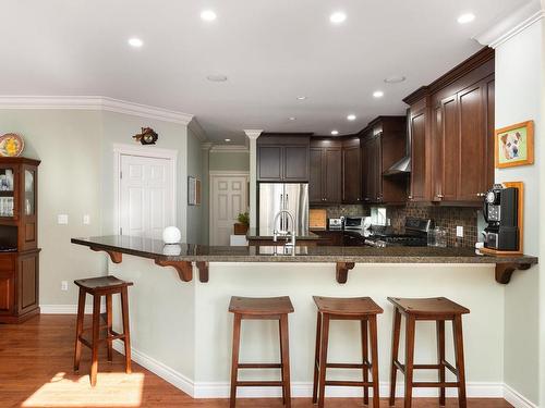 8550 Bourne Terr, North Saanich, BC - Indoor Photo Showing Kitchen With Upgraded Kitchen
