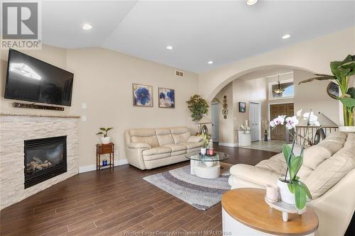 579 Stallion, Lakeshore, ON - Indoor Photo Showing Living Room With Fireplace