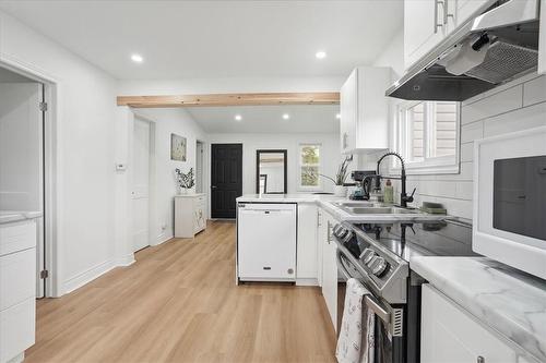 22 Freeborn Avenue, Brantford, ON - Indoor Photo Showing Kitchen With Double Sink