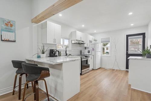 22 Freeborn Avenue, Brantford, ON - Indoor Photo Showing Kitchen With Upgraded Kitchen