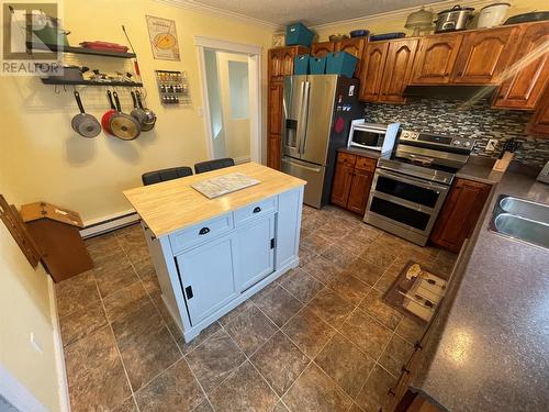 27 Crawley Avenue, Grand Falls Windsor, NL - Indoor Photo Showing Kitchen With Double Sink
