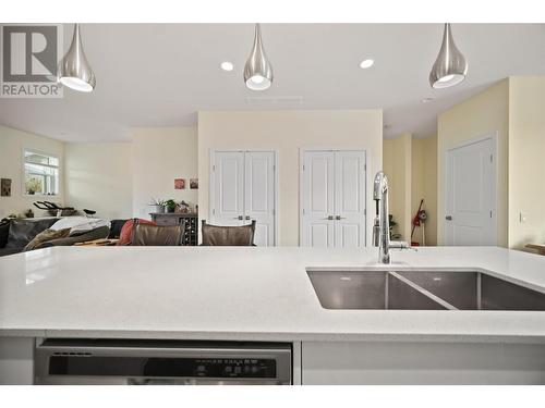 1275 Brookside Avenue Unit# 1, Kelowna, BC - Indoor Photo Showing Kitchen With Double Sink