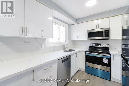 #42 -11 Harrisford St, Hamilton, ON - Indoor Photo Showing Kitchen With Double Sink