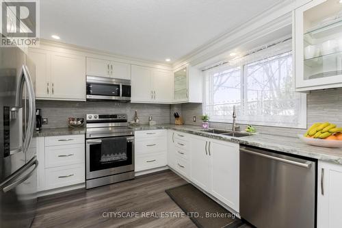 64 Melran Dr, Cambridge, ON - Indoor Photo Showing Kitchen With Double Sink