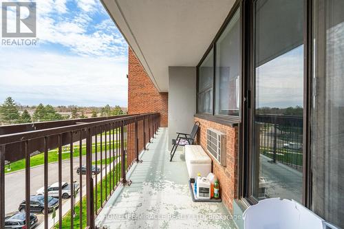 605 - 3501 Glen Erin Drive, Mississauga, ON - Outdoor With Balcony With Exterior
