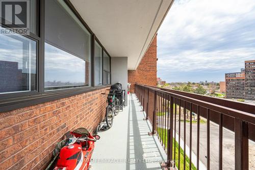 605 - 3501 Glen Erin Drive, Mississauga, ON - Outdoor With Balcony With Exterior